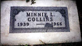 Minnie Collins Grave, Shot by Brother of House of Jacob Father