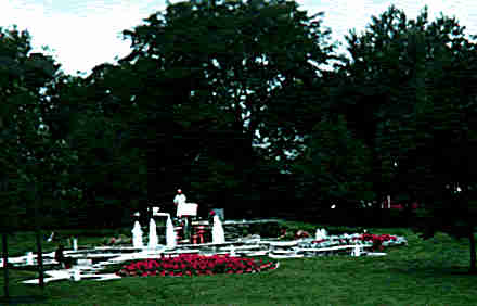 Photo of VPW's Grave and Fountain of Living Waters